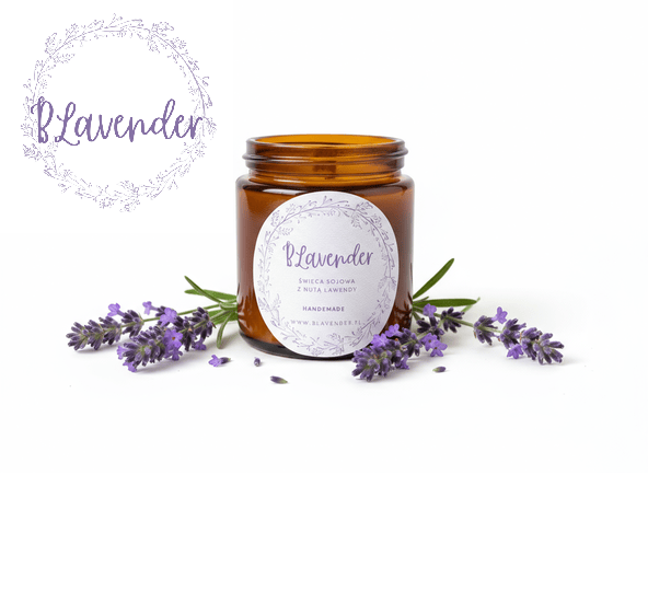 Świeca lawendowa